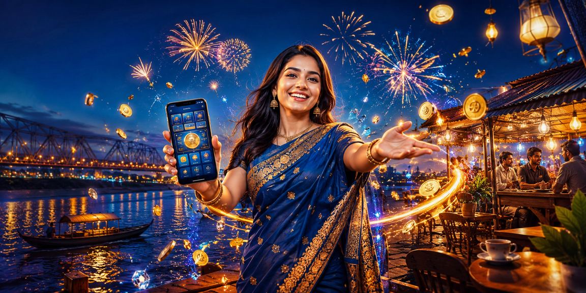 ময়মনসিংহে সমুদ্রের পাশে বসে মোবাইলে deshwin11 ক্যাশব্যাক অফার চেক করছেন একজন ব্যবহারকারী