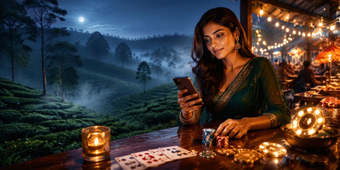 সিলেটের চা বাগানে পোকার গেম উপভোগ করছেন একজন ব্যবহারকারী
